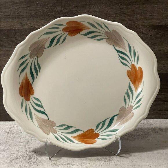 Vintage Syracuse China Chantilly Restaurant Ware 12" x 10.5" Oval Platter c.1950 - Picture 1 of 6